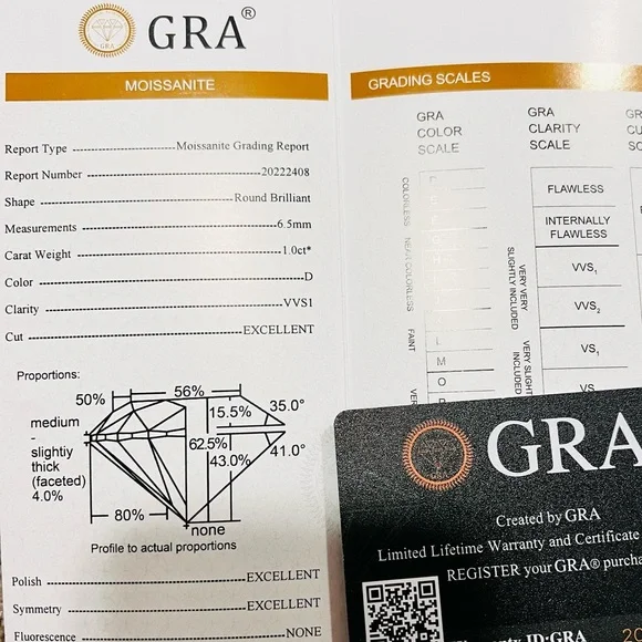 Price firm! New 11 carats Diamond Moissanite Necklace - Picture 7 of 9